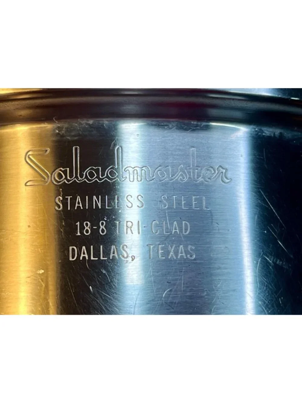 Vintage 1 QT Saladmaster Stainless Steel Saucepan with Vapo Lid, Induction Com